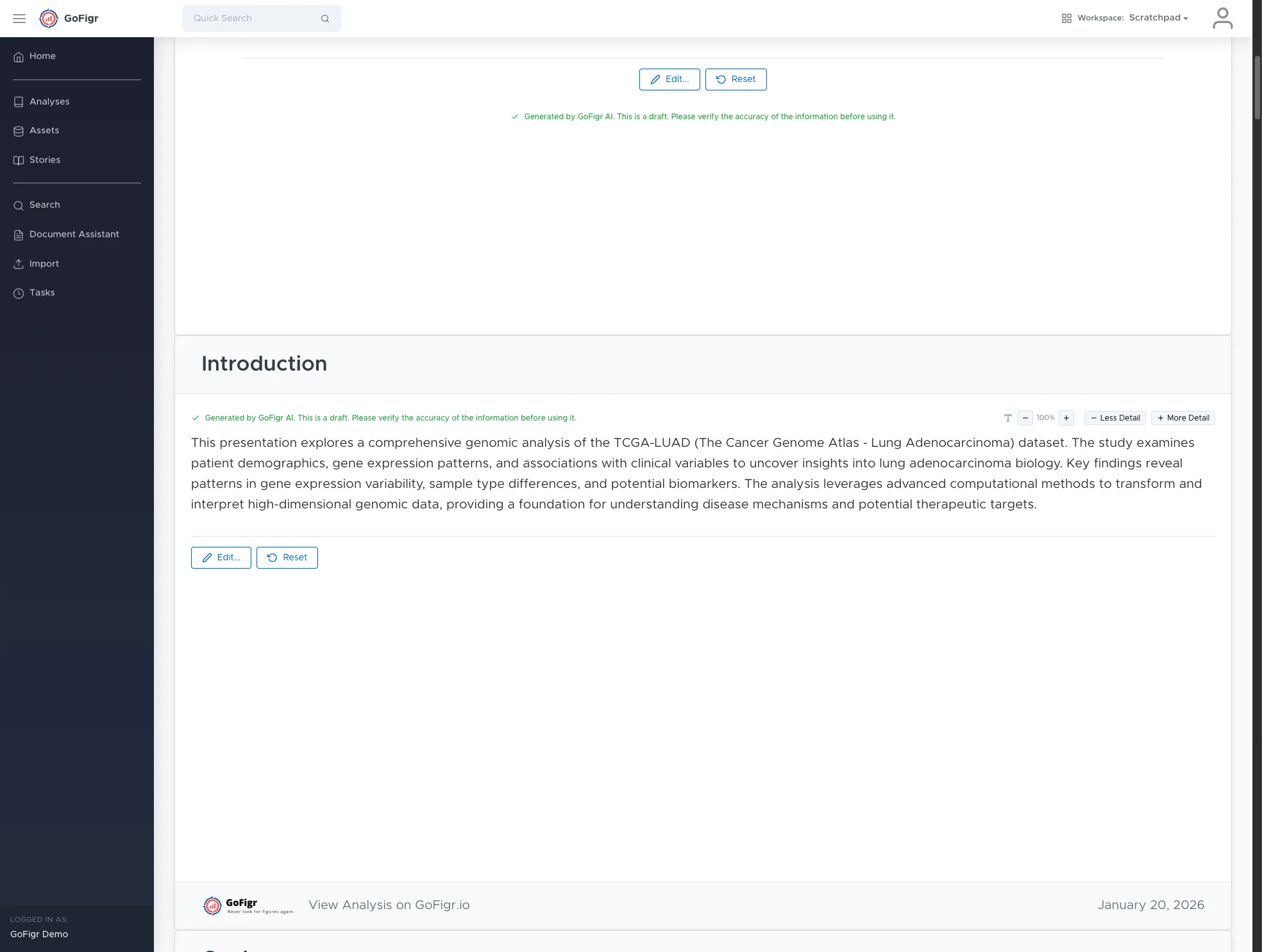 Introduction slide with AI-generated content